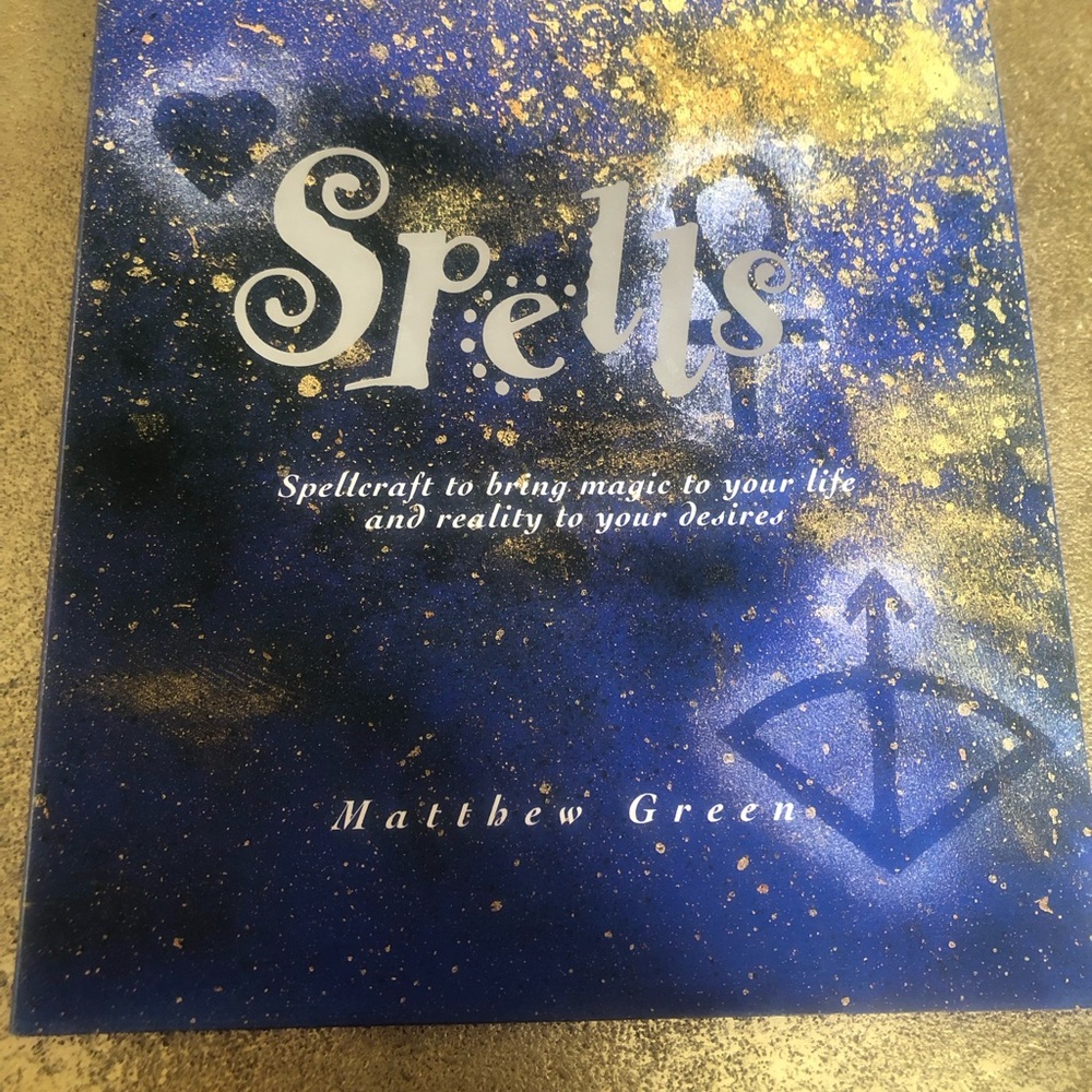 Barnes & Noble Blue and Gold Spell Book
